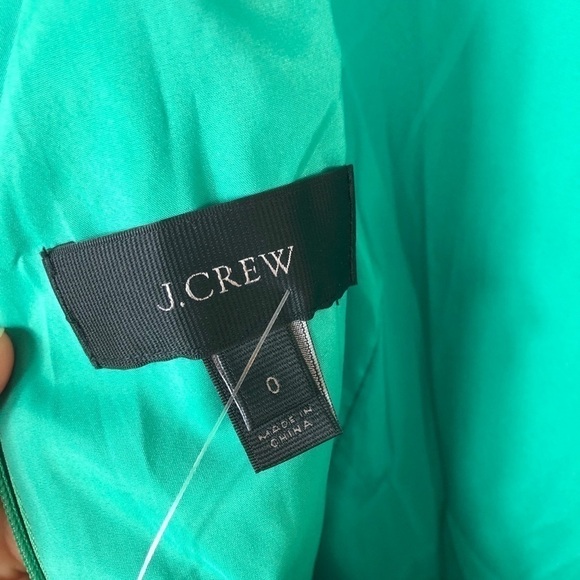 NWT JCREW sheath dress with tulle hem Sz 0 - Picture 5 of 6